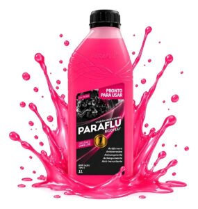 Frasco de aditivo Paraflu rosa para radiador de 1 litro